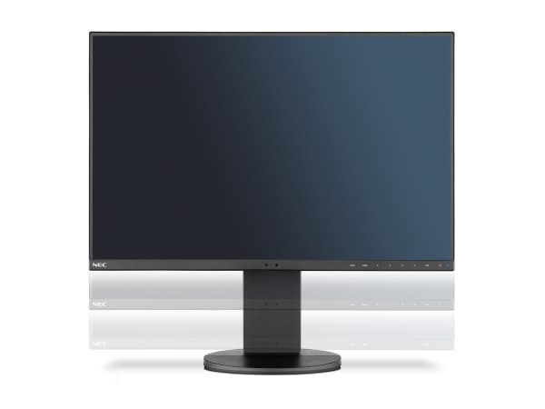 NEC MultiSync EA241WU-BK - LED-skärm - 24" - 1920 x 1200 @ 60 Hz - IPS - 300 cd/m² - 1000:1 - 5 ms - HDMI, DVI-D, VGA, DisplayPort - högtalare - svar