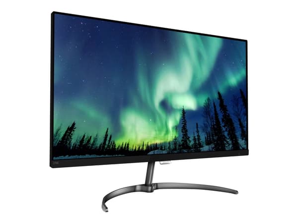 Philips E-line 276E8VJSB - 4K Ultra HD LCD-monitor - 27" - 3840 x 2160 4K @ 60 Hz - IPS - 350 cd/m² - 1000:1 - 5 ms - 2xHDMI, DisplayPort - skinnende