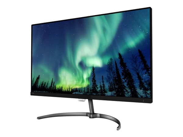 Philips E-line 276E8VJSB - 4K Ultra HD LCD-monitor - 27" - 3840 x 2160 4K @ 60 Hz - IPS - 350 cd/m² - 1000:1 - 5 ms - 2xHDMI, DisplayPort - skinnende