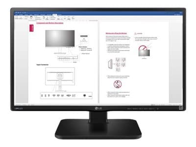 LG 24BK450H platta pc-skärmar 60,5 cm (23.8") 1920 x 1080 pixlar Full HD LCD Svart