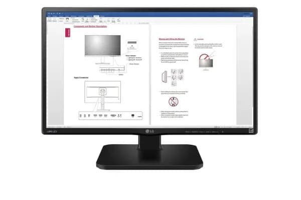 LG 24BK450H platta pc-skärmar 60,5 cm (23.8") 1920 x 1080 pixlar Full HD LCD Svart