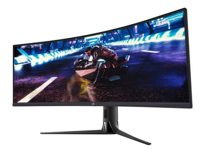 ASUS ROG Strix XG43VQ - LED-skjerm - kurvet - 43.4" - 3840 x 1200 Super UltraWide @ 120 Hz - VA - 450 cd/m² - 3000:1 - DisplayHDR 400 - 1 ms - 2xHDMI