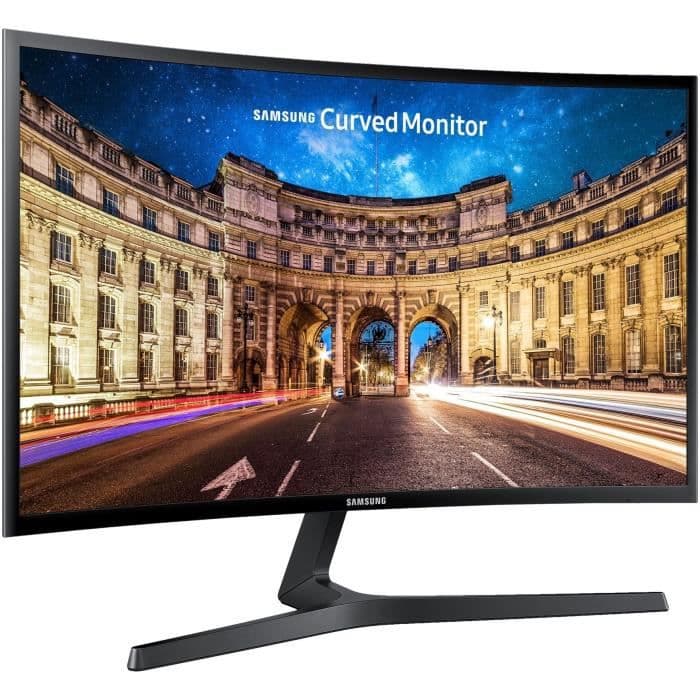SAMSUNG C24F396 - 24 tommer FHD buet skærm - VA-panel - 5 ms - HDMI / DVI / VGA - AMD FreeSync