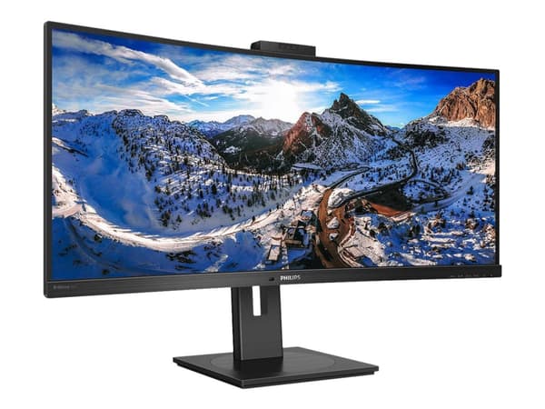 Philips P-line 346P1CRH - LED-skärm - böjd - 34" - 3440 x 1440 WQHD @ 100 Hz - VA - 500 cd/m² - 3000:1 - DisplayHDR 400 - 4 ms - HDMI, DisplayPort, U