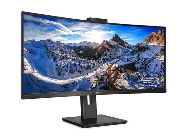 Philips P-line 346P1CRH - LED-skärm - böjd - 34" - 3440 x 1440 WQHD @ 100 Hz - VA - 500 cd/m² - 3000:1 - DisplayHDR 400 - 4 ms - HDMI, DisplayPort, U
