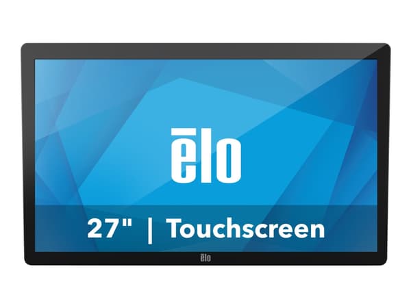 Elo 2702L - LED-skärm - 27" - pekskärm - 1920 x 1080 Full HD (1080p) @ 60 Hz - 300 cd/m² - 1000:1 - 14 ms - HDMI, VGA - högtalare - svart Svart