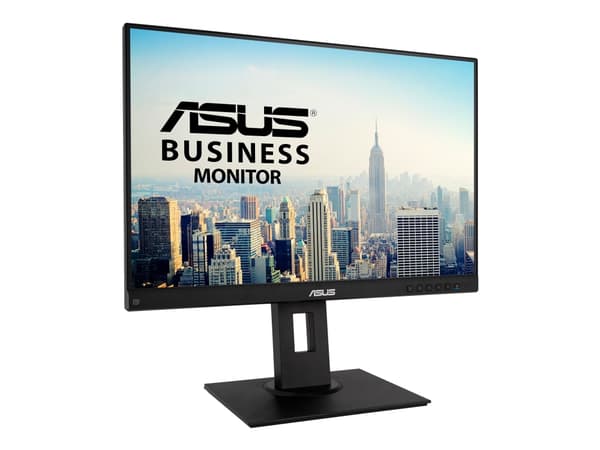 ASUS BE24WQLB - LED-skjerm - 24.1" - 1920 x 1200 - IPS - 300 cd/m² - 1000:1 - 5 ms - HDMI, VGA, DisplayPort - høyttalere - svart