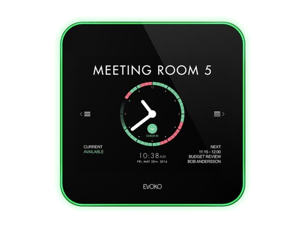 Evoko Liso - Room manager - trådløs, kablet - 802.11a/b/g/n, NFC - Gigabit Ethernet