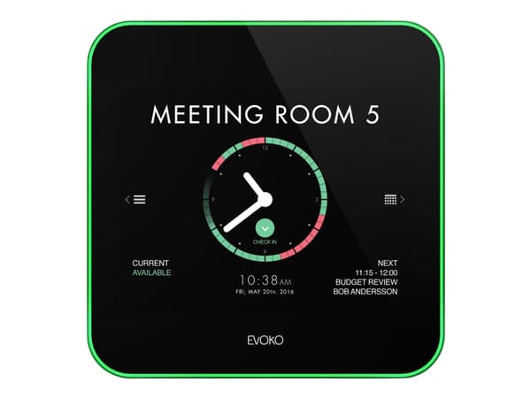 Evoko Liso - Room manager - trådløs, kablet - 802.11a/b/g/n, NFC - Gigabit Ethernet
