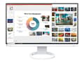Miniatyrbild 1 av 5: EIZO FlexScan EV2760-WT - LED-skärm - 27" - 2560 x 1440 QHD - IPS - 350 cd/m² - 1000:1 - 5 ms - HDMI, DVI-D, 2xDisplayPort - högtalare - vit
