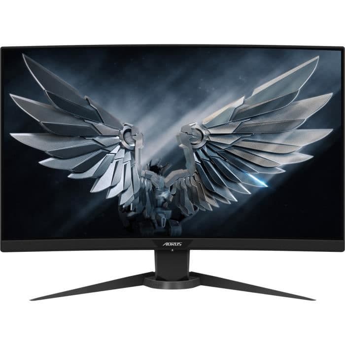 AORUS CV27Q - Pelinäyttö 27 QHD - VA-paneeli - 1 ms - 165Hz - 2xHDMI / DisplayPort1.4 - AMD FreeSync