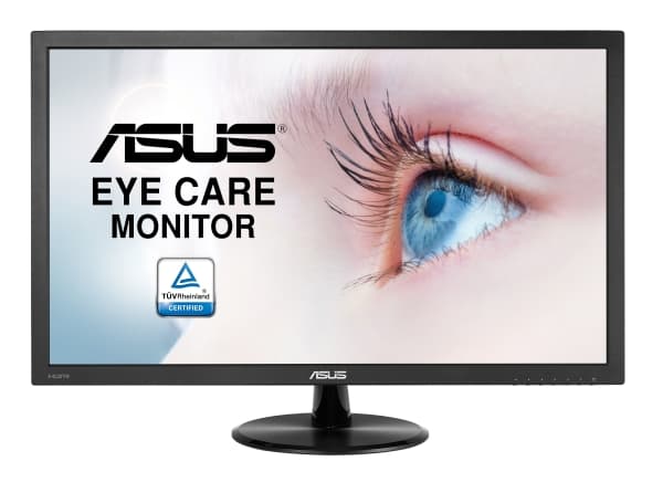 ASUS VP247HAE - LED-skjerm - 23.6" - 1920 x 1080 Full HD (1080p) - VA - 250 cd/m² - 3000:1 - 5 ms - HDMI, VGA - svart