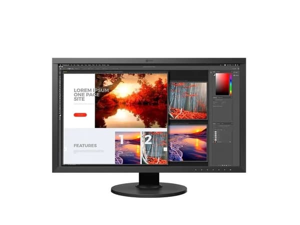 EIZO ColorEdge CS2740-BK - LED-skärm - 27" - 3840 x 2160 4K @ 61 Hz - IPS - 350 cd/m² - 1000:1 - 10 ms - HDMI, DisplayPort, USB-C - svart