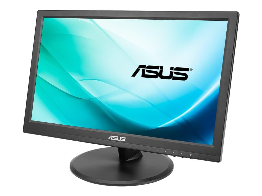 ASUS VT168H - LED-skjerm - 15.6" - berøringsskjerm - 1366 x 768 - 200 cd/m² - HDMI, VGA - svart