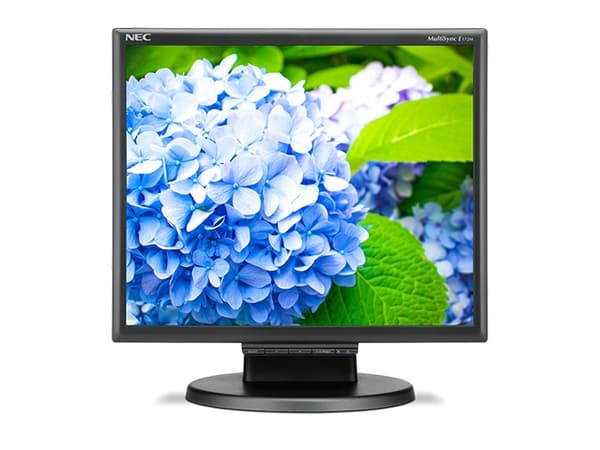 NEC MultiSync E172M - LED-skärm - 17" - 1280 x 1024 @ 60 Hz - TN - 250 cd/m² - 1000:1 - 5 ms - HDMI, VGA, DisplayPort - högtalare - svart