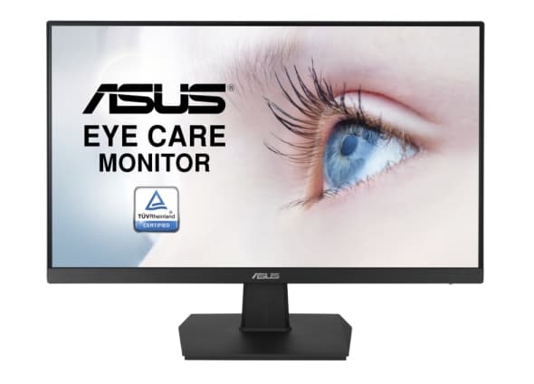 ASUS VA27EHE - LED-näyttö - 27" - 1920 x 1080 Full HD (1080p) - IPS - 250 cd/m² - 1000:1 - HDMI, VGA - musta - musta