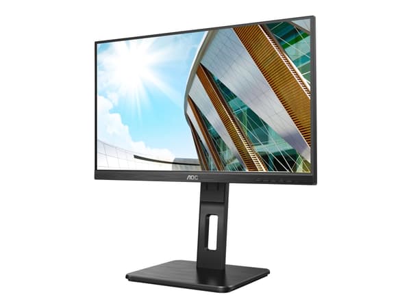 AOC 22P2Q - LED-skärm - 22" (21.5" visbar) - 1920 x 1080 Full HD (1080p) @ 75 Hz - IPS - 250 cd/m² - 1000:1 - 4 ms - HDMI, DVI, 2xDisplayPort, VGA -