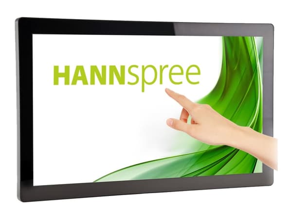 Hannspree HO165PTB - HO Series - LED-skärm - 15.6" - öppen ram - pekskärm - 1920 x 1080 Full HD (1080p) @ 60 Hz - 250 cd/m² - 700:1 - 25 ms - HDMI, V