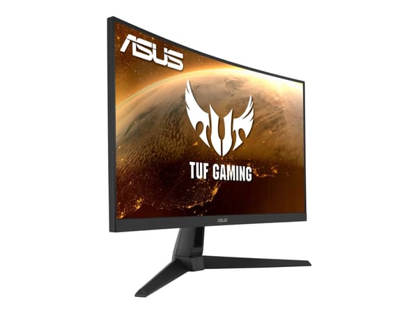 ASUS TUF Gaming VG27WQ1B - LED-näyttö - pelinäyttö - kaareva - 27" - 2560 x 1440 WQHD @ 165 Hz - VA - 250 cd/m² - 3000:1 - HDR10 - 1 ms - 2xHDMI, Dis