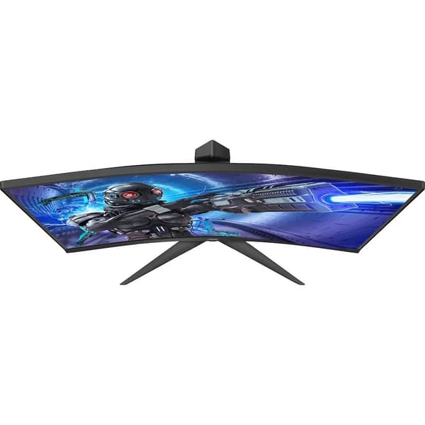 AOC | Gaming C32G2ZE/BK - LED-skärm - Böjd - 31,5" (1920 x 1080) - @240Hz - VA-panel - 1ms | Svart/röd