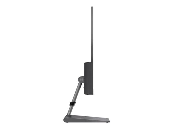 Lenovo Q24h-10 - LED-skärm - 23.8" - 2560 x 1440 QHD @ 75 Hz - IPS - 300 cd/m² - 1000:1 - 4 ms - HDMI, DisplayPort, USB-C - högtalare - varmt grå