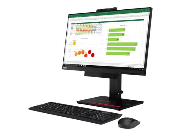 Lenovo ThinkCentre Tiny-in-One 22 Gen 4 - LED-skärm - 22" (21.5" visbar) - 1920 x 1080 Full HD (1080p) - 250 cd/m² - 1000:1 - 4 ms - DisplayPort - hö