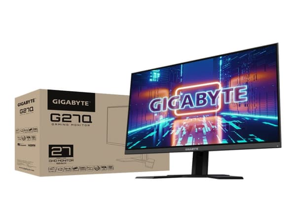 Gigabyte G27Q 68,6 cm (27") 2560 x 1440 piksler Quad HD LED Sort