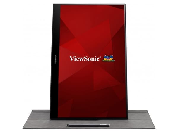 Viewsonic TD1655, 39,6 cm (15.6"), 1920 x 1080 piksler, Full HD, LED, 6,5 ms, Sort, Sølv