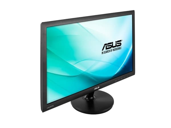 ASUS VS247HR - LED-näyttö - 23,6" - 1920 x 1080 Full HD (1080p) - 250 cd/m² - 2 ms - HDMI, DVI-D, VGA - musta - musta