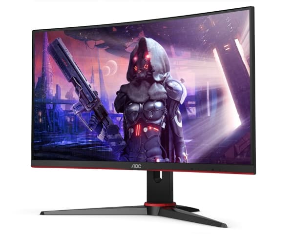 AOC G2 C24G2AE/BK, 59,9 cm (23.6"), 1920 x 1080 piksler, Full HD, LED, 1 ms, Sort, Rød