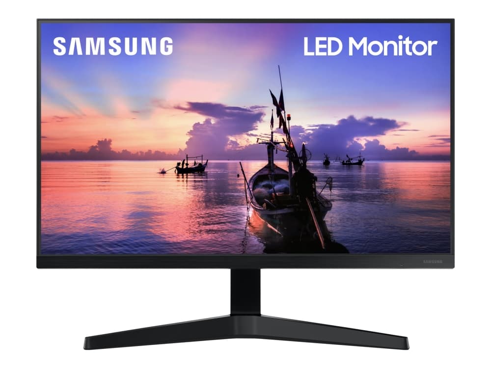 Samsung F24T350FHU - T35F Series - LED-skärm - 24" - 1920 x 1080 Full HD (1080p) @ 75 Hz - IPS - 250 cd/m² - 1000:1 - 5 ms - HDMI, VGA - mörkgrå/blå