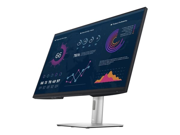 Dell P3221D - LED-skärm - 31.5" - 2560 x 1440 QHD @ 60 Hz - IPS - 350 cd/m² - 1000:1 - 5 ms - HDMI, DisplayPort, USB-C - svart - med 3 års Advanced E