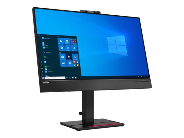 Lenovo ThinkVision T27hv-20 - LED-näyttö - 27" - 2560 x 1440 QHD @ 60 Hz - IPS - 350 cd/m² - 1000:1 - 4 ms - HDMI, DisplayPort, USB-C - kaiuttimet -