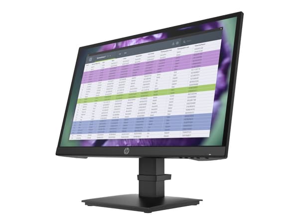 HP P22 G4 - P-Series - LED-skjerm - 21.5" - 1920 x 1080 Full HD (1080p) @ 60 Hz - IPS - 250 cd/m² - 1000:1 - 5 ms - HDMI, VGA, DisplayPort - svart