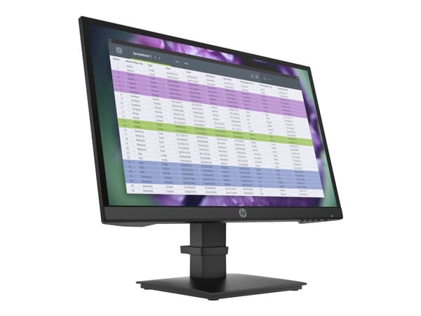 HP P22 G4 - P-Series - LED-skjerm - 21.5" - 1920 x 1080 Full HD (1080p) @ 60 Hz - IPS - 250 cd/m² - 1000:1 - 5 ms - HDMI, VGA, DisplayPort - svart