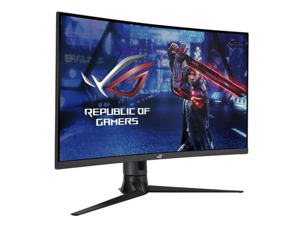 ASUS ROG Strix XG32VC - LED-skärm - spel - böjd - 31.5" - 2560 x 1440 WQHD - VA - 400 cd/m² - 3000:1 - DisplayHDR 400 - 1 ms - HDMI, DisplayPort, USB