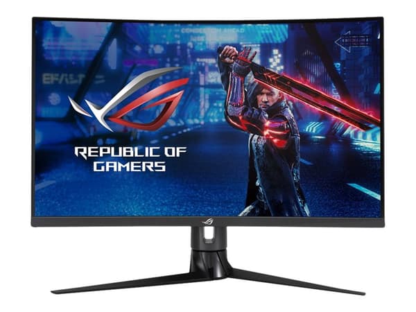 ASUS ROG Strix XG32VC - LED-skärm - spel - böjd - 31.5" - 2560 x 1440 WQHD - VA - 400 cd/m² - 3000:1 - DisplayHDR 400 - 1 ms - HDMI, DisplayPort, USB