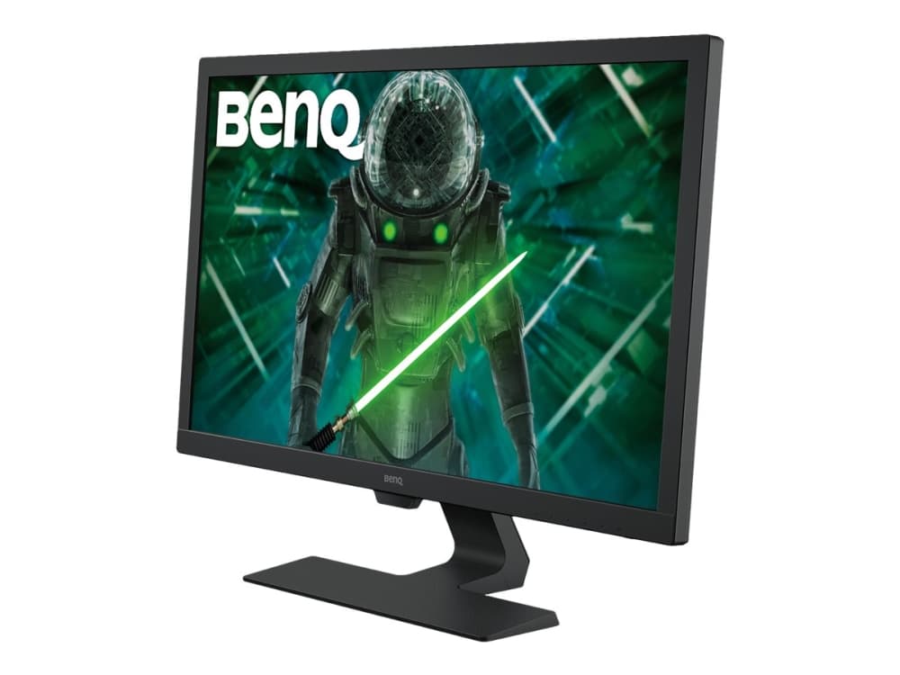BenQ GL2780E - LED-skjerm - 27" - 1920 x 1080 Full HD (1080p) - TN - 300 cd/m² - 1000:1 - 1 ms - HDMI, DVI, DisplayPort, VGA - høyttalere - svart