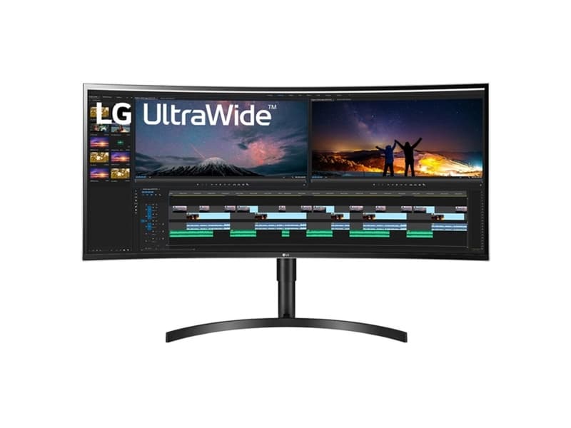 LG 38WN75C-B, 96,5 cm (38"), 3840 x 1600 piksler, Ultra-Wide Quad HD+, LED, 5 ms, Svart