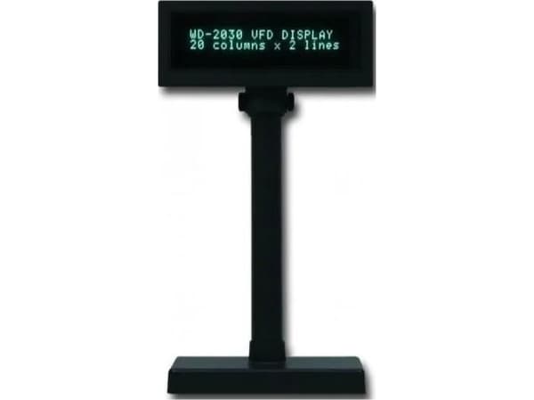 WD-2030, RS232, Black incl. 12V PSU, RJ45 0.5m cable