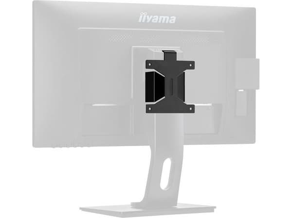 Iiyama - Komponenter for montering (VESA monteringsbrakett) - for mini PC - svart - monteringsgrensesnitt: 100 x 100 mm - skjerm