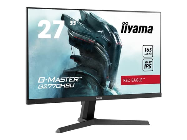 iiyama G-MASTER Red Eagle G2770HSU-B1 - LED-näyttö - 27" - 1920 x 1080 Full HD (1080p) @ 165 Hz - Fast IPS - 250 cd/m² - 1100:1 - 0,8 ms - HDMI, Disp