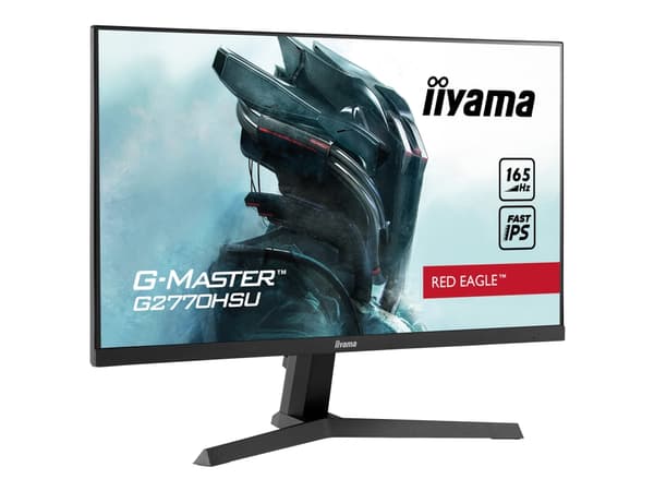 iiyama G-MASTER Red Eagle G2770HSU-B1 - LED-näyttö - 27" - 1920 x 1080 Full HD (1080p) @ 165 Hz - Fast IPS - 250 cd/m² - 1100:1 - 0,8 ms - HDMI, Disp