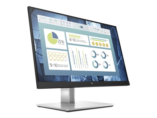 HP E22 G4 - E-Series - LED-skjerm - 22" (21.5" synlig) - 1920 x 1080 Full HD (1080p) @ 60 Hz - IPS - 250 cd/m² - 1000:1 - 5 ms - HDMI, VGA, DisplayPo