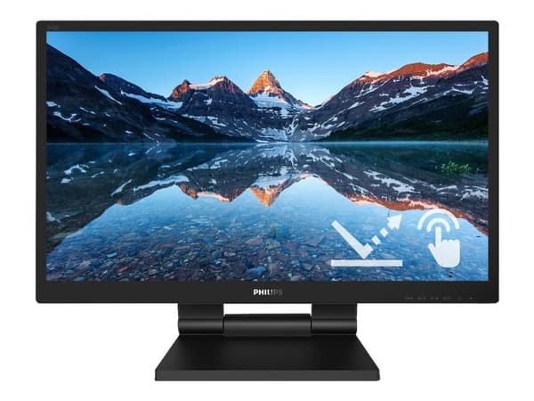 Philips B Line 242B9TL - LED-skärm - 24" - pekskärm - 1920 x 1080 Full HD (1080p) @ 60 Hz - IPS - 250 cd/m² - 1000:1 - 5 ms - HDMI, DVI-D, VGA, Displ