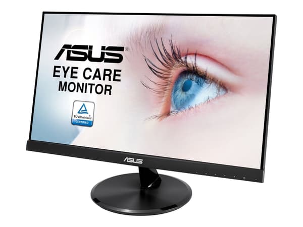 ASUS VP229Q - LED-skjerm - 21.5" - 1920 x 1080 Full HD (1080p) @ 75 Hz - IPS - 250 cd/m² - 1000:1 - 5 ms - HDMI, VGA, DisplayPort - høyttalere - svar