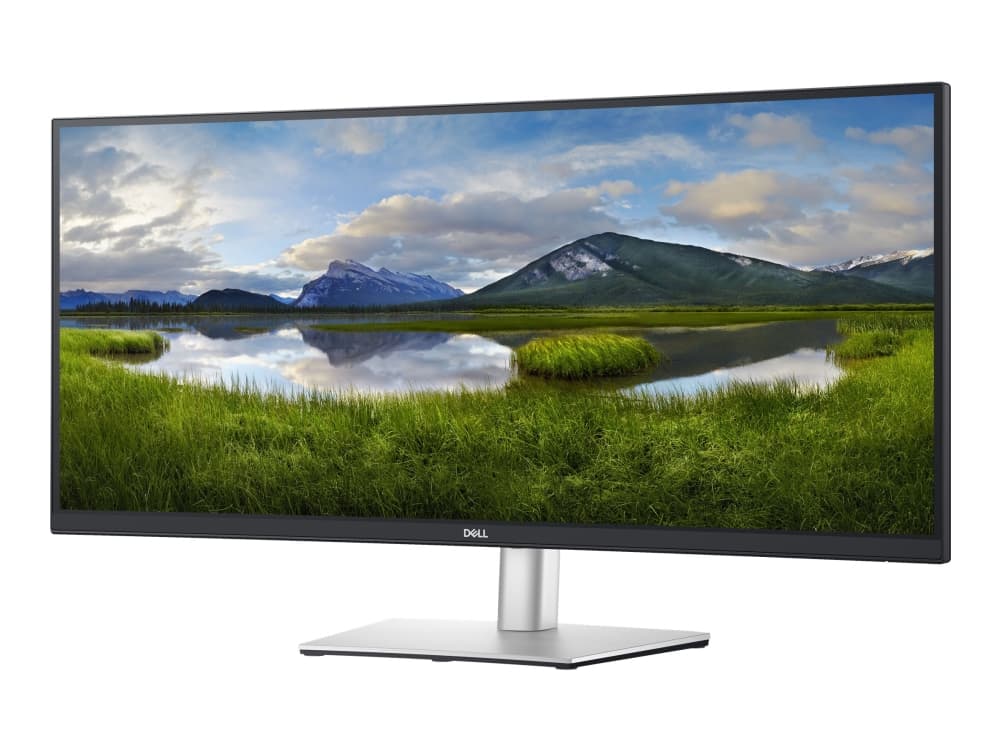 Dell P3421W - LED-skärm - böjd - 34.14" (34.14" visbar) - 3440 x 1440 WQHD @ 60 Hz - IPS - 300 cd/m² - 1000:1 - 5 ms - HDMI, DisplayPort, USB-C - sva