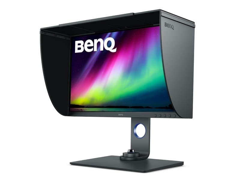 BenQ PhotoVue SW270C - LED-skjerm - 27" - 2560 x 1440 WQHD @ 60 Hz - IPS - 300 cd/m² - 1000:1 - 5 ms - HDMI, DisplayPort, USB-C - grå