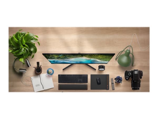 Xiaomi Mi 1C - LED-skärm - 23.8" - 1920 x 1080 Full HD (1080p) @ 60 Hz - IPS - 250 cd/m² - 1000:1 - 6 ms - HDMI, VGA - svart