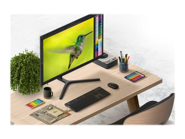 Xiaomi Mi 1C - LED-skärm - 23.8" - 1920 x 1080 Full HD (1080p) @ 60 Hz - IPS - 250 cd/m² - 1000:1 - 6 ms - HDMI, VGA - svart